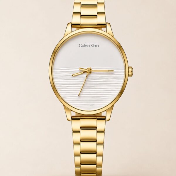 Gold Calvin Klein-Style Watch